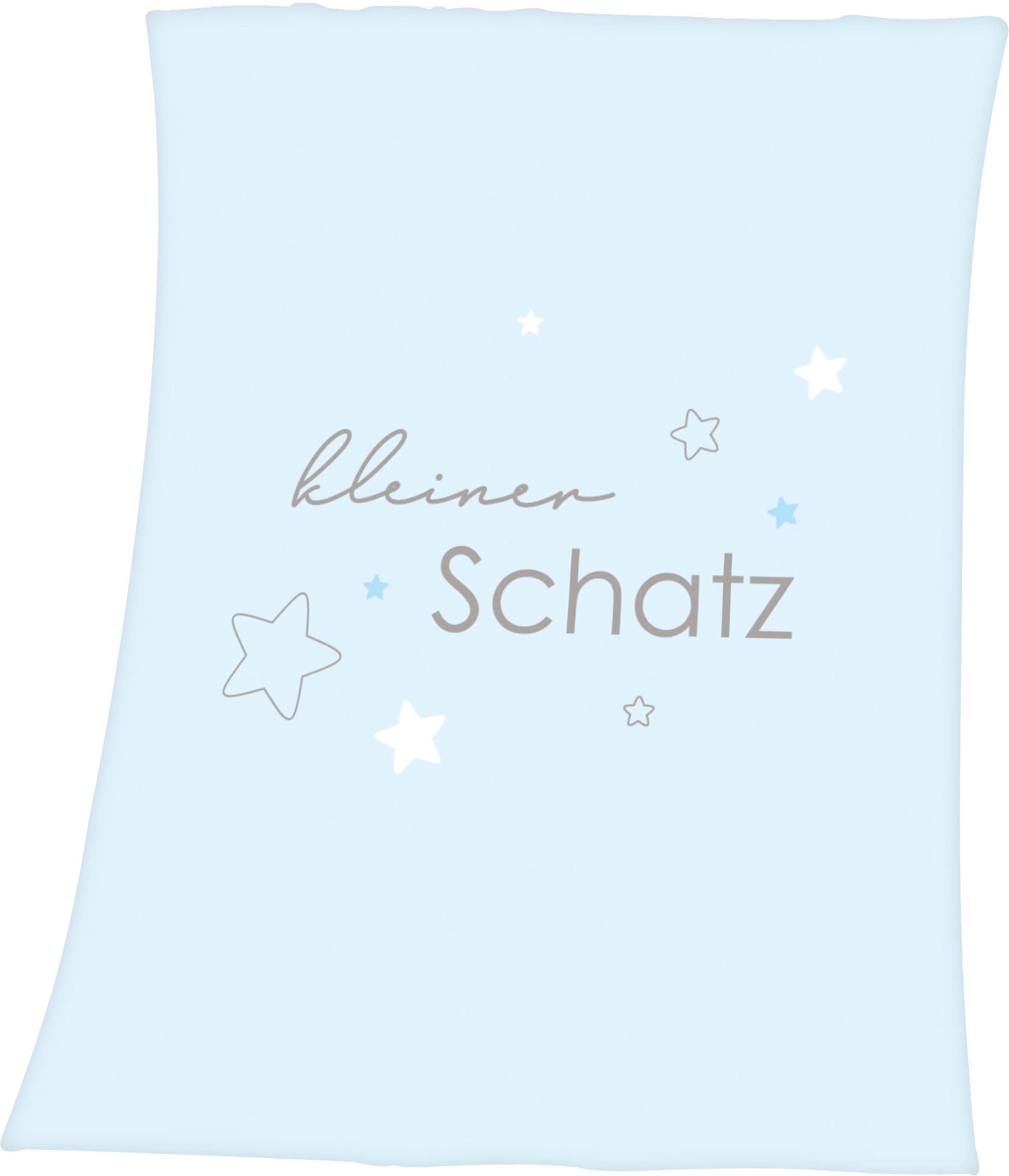 Baby Best Babydecke »Kleiner Schatz«, mit liebevollem Schriftzug, Kuscheldecke Baby Best Babydecke »Kleiner Schatz«, mit liebevollem Schriftzug, Kuscheldecke von Baby Best