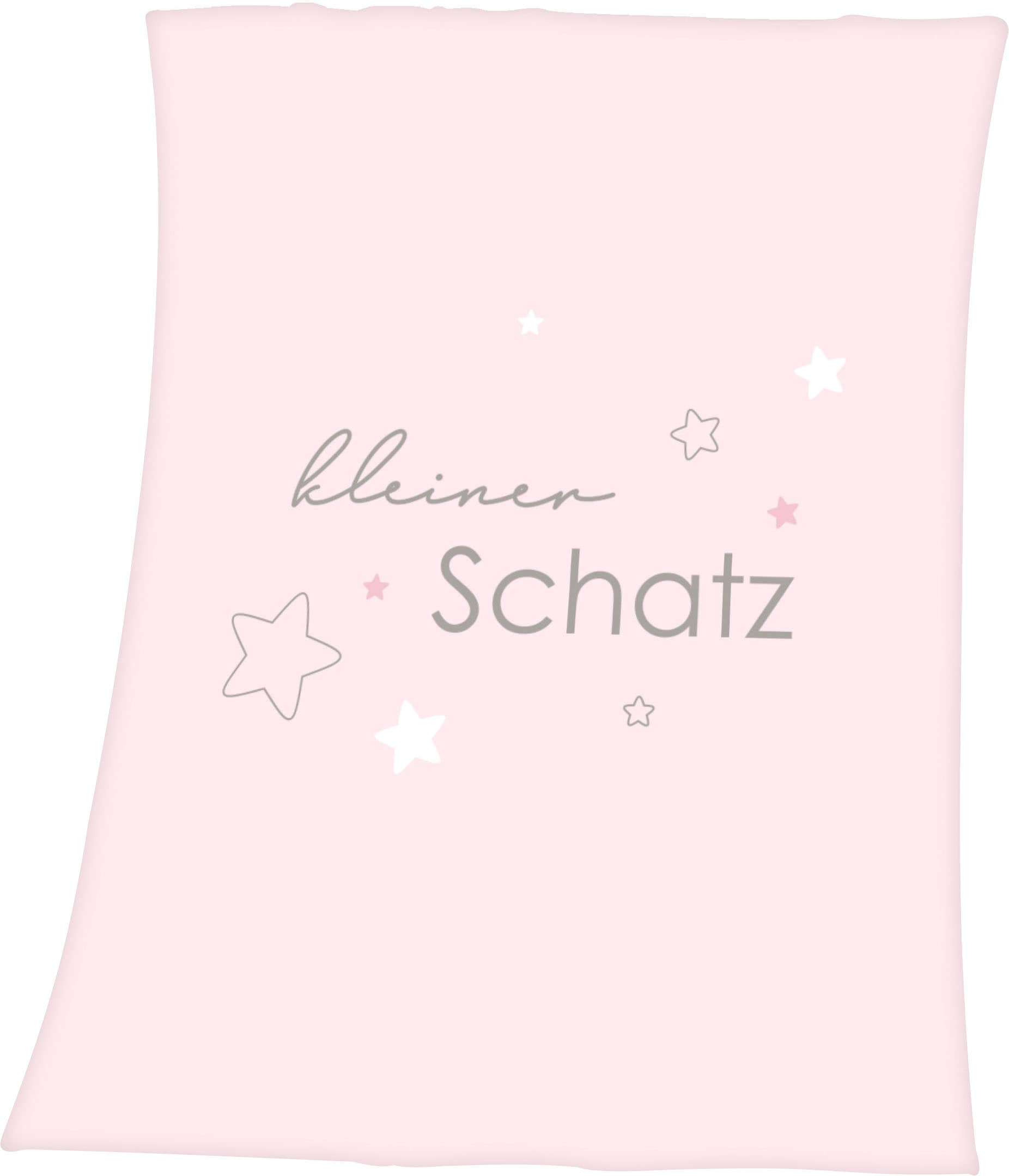 Baby Best Babydecke »Kleiner Schatz«, mit liebevollem Schriftzug, Kuscheldecke von Baby Best