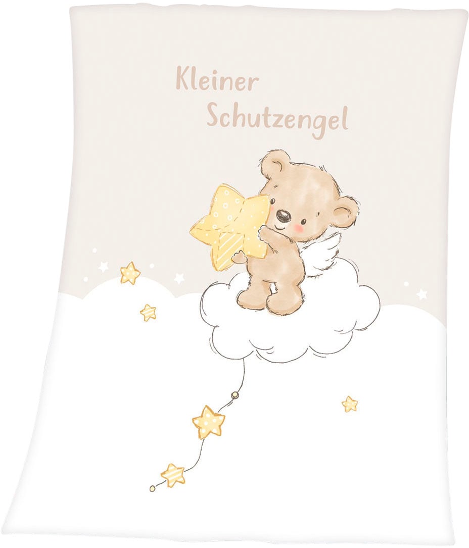 Baby Best Babydecke »Kleiner Schutzengel«, liebevolles Motiv von Baby Best