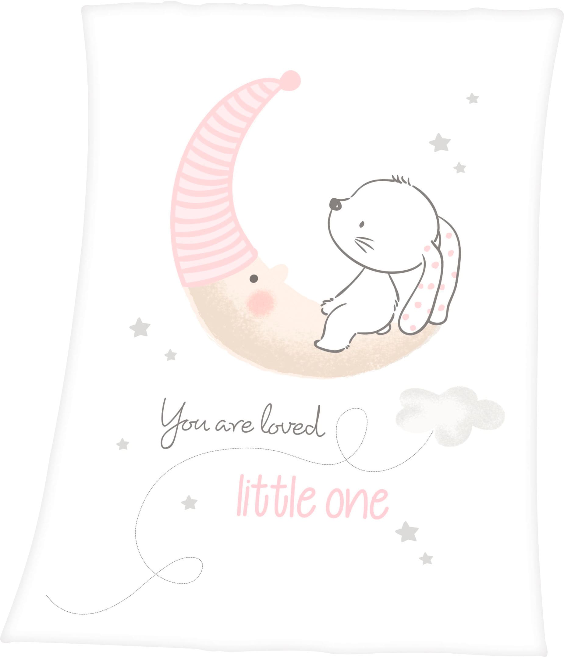 Baby Best Babydecke »Little Bunny«, mit niedlichem Häschendesign, Kuscheldecke von Baby Best