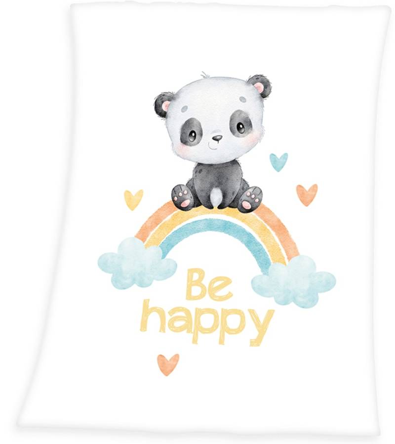 Baby Best Babydecke »Regenbogen Panda«, mit liebevollem Motiv von Baby Best