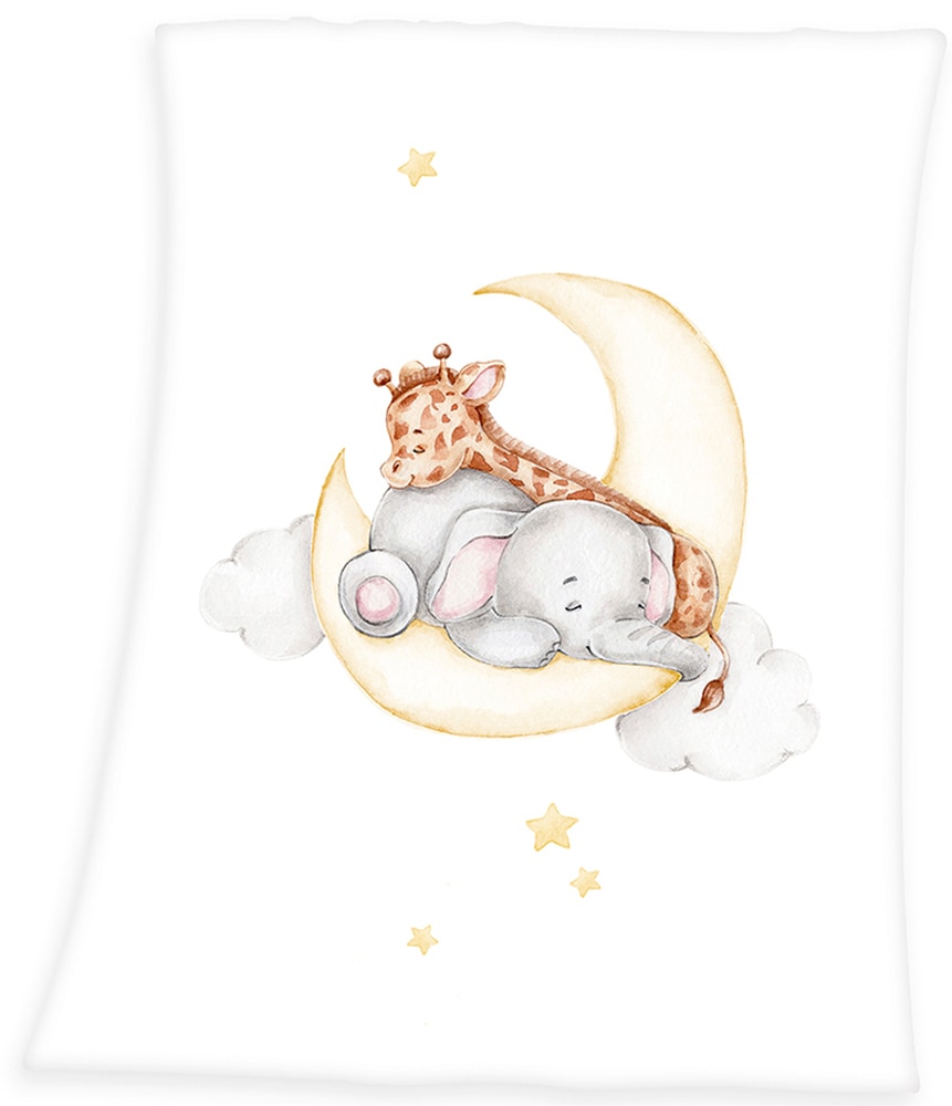 Baby Best Babydecke »Sleeping on the Moon«, mit liebevollem Motiv von Baby Best