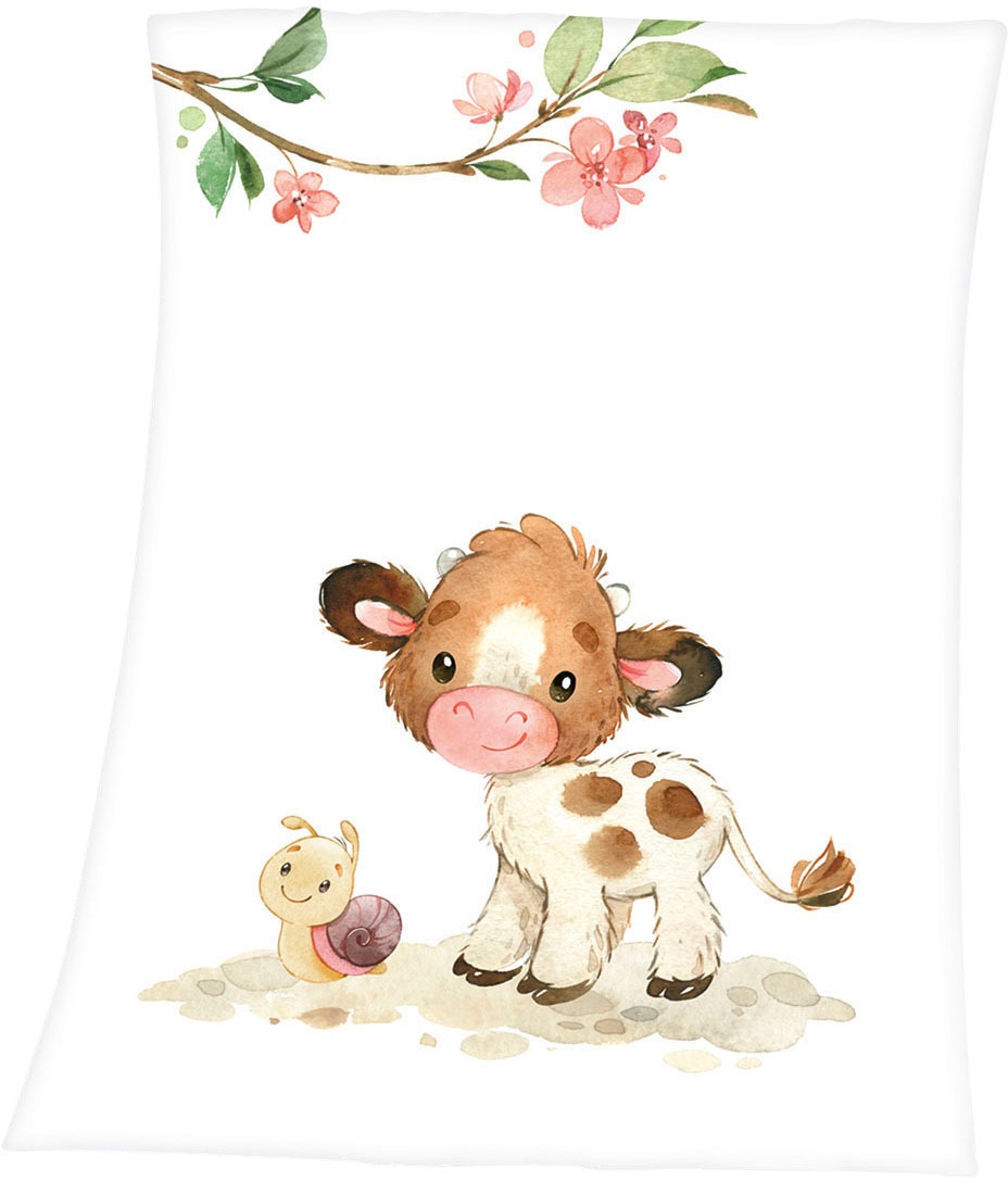 Baby Best Babydecke »Süsses Kälbchen«, liebevolles Motiv Baby Best Babydecke »Süsses Kälbchen«, liebevolles Motiv von Baby Best
