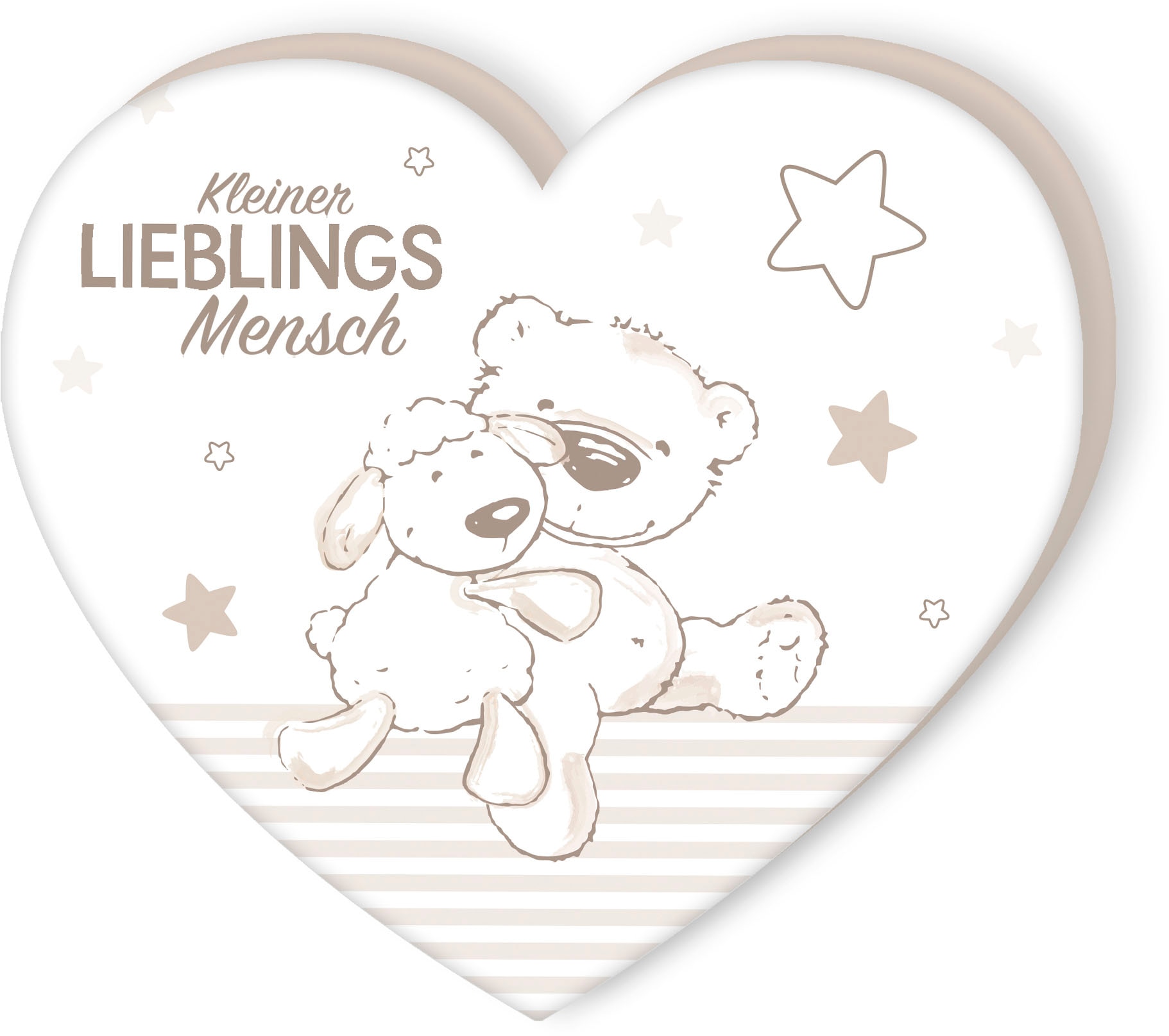 Baby Best Dekokissen »Kleiner Lieblingsmensch«, hochfarbig bedruckt Baby Best Dekokissen »Kleiner Lieblingsmensch«, hochfarbig bedruckt von Baby Best