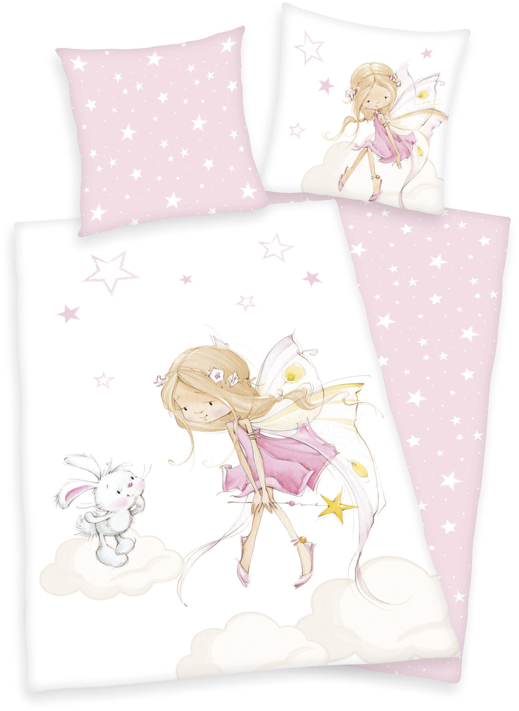 Baby Best Kinderbettwäsche »Little Fairy«, mit niedlichem Feen-Motiv Baby Best Kinderbettwäsche »Little Fairy«, mit niedlichem Feen-Motiv von Baby Best
