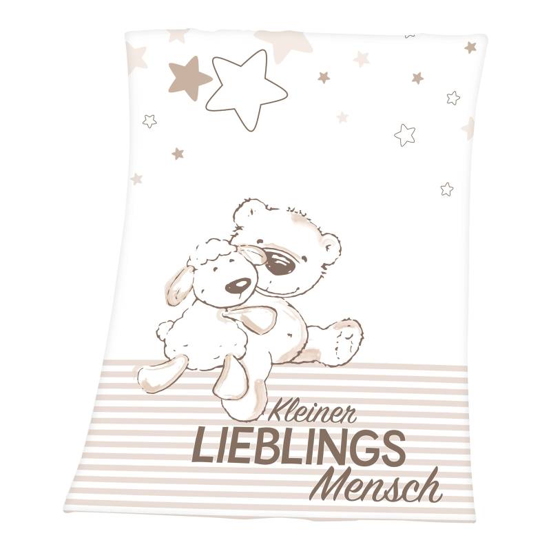 Babydecke Lieblingsmensch 75x100 cm von Baby Best