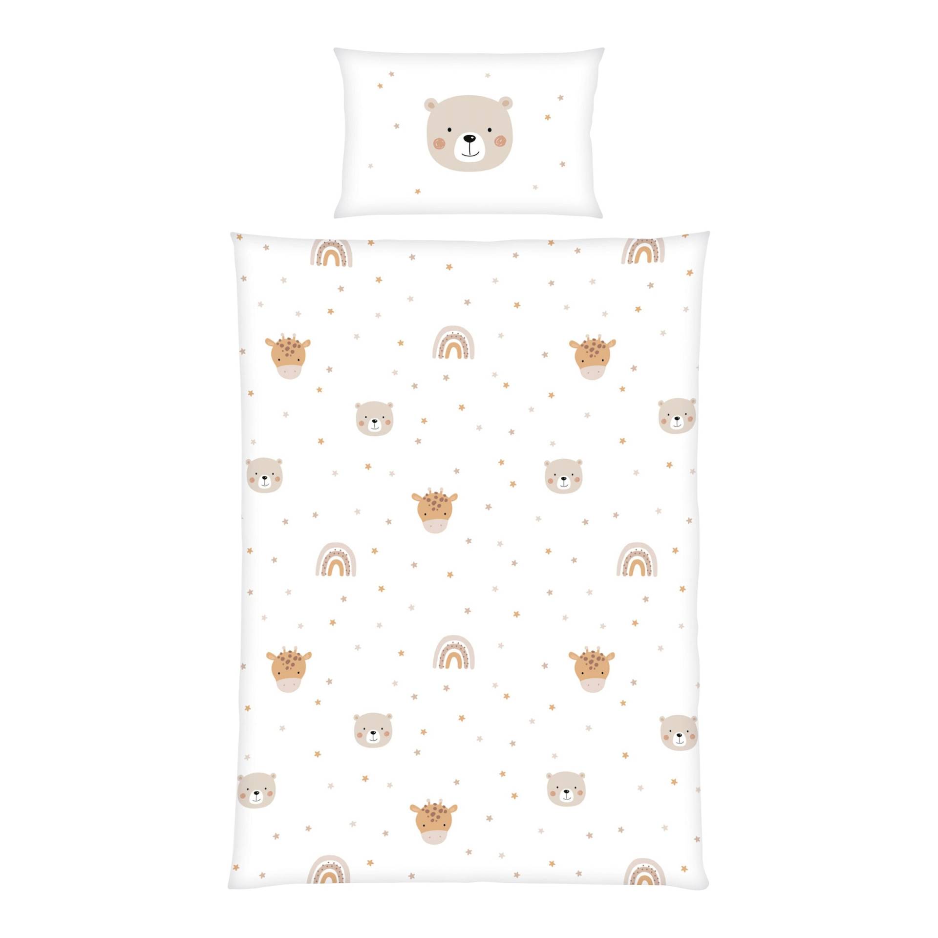 Flanell Wende-Bettwäsche 40x60 / 100x135 cm Flanell Wende-Bettwäsche 40x60 / 100x135 cm von Baby Best