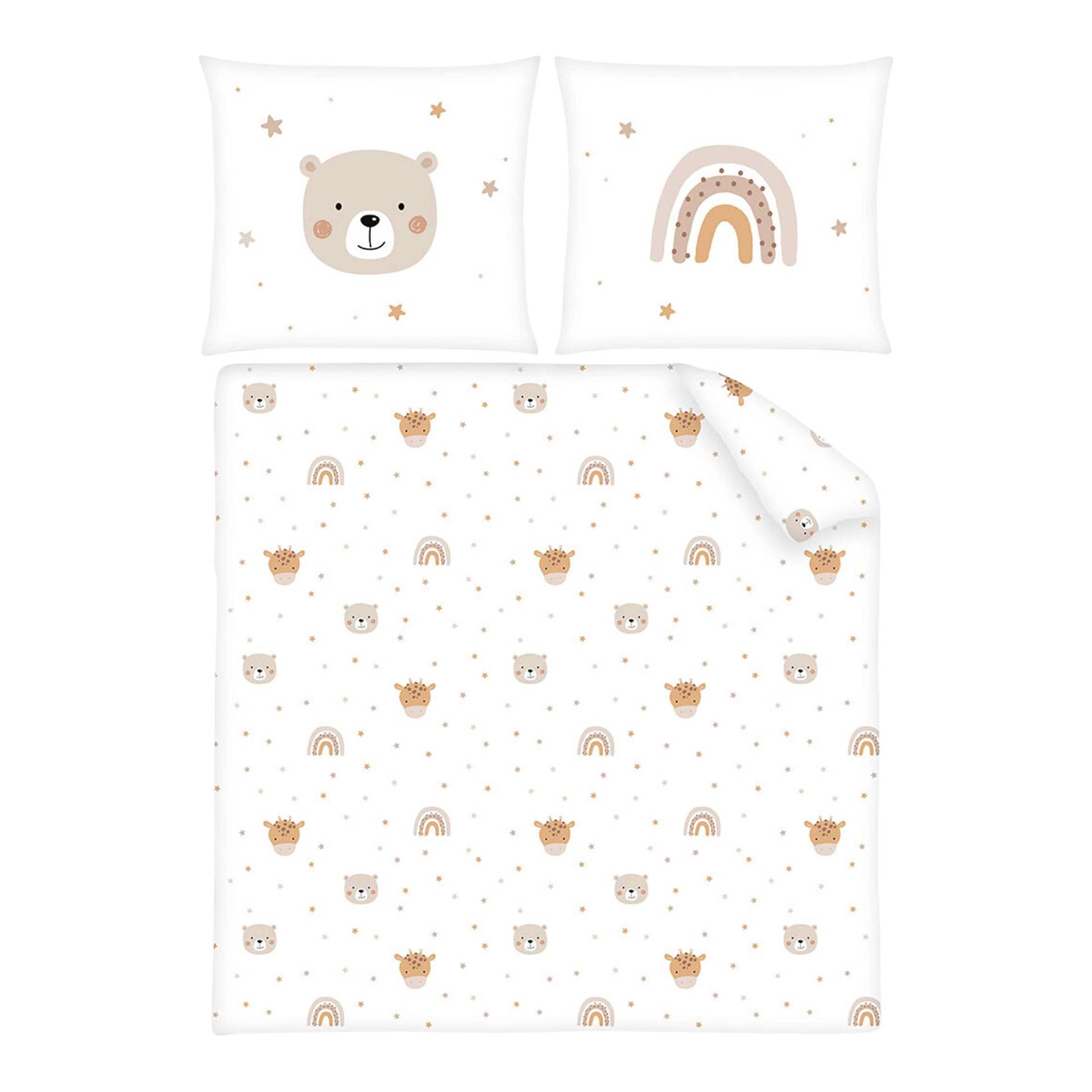 Renforcé Wende-Bettwäsche 35x40 / 80x80 cm Renforcé Wende-Bettwäsche 35x40 / 80x80 cm von Baby Best