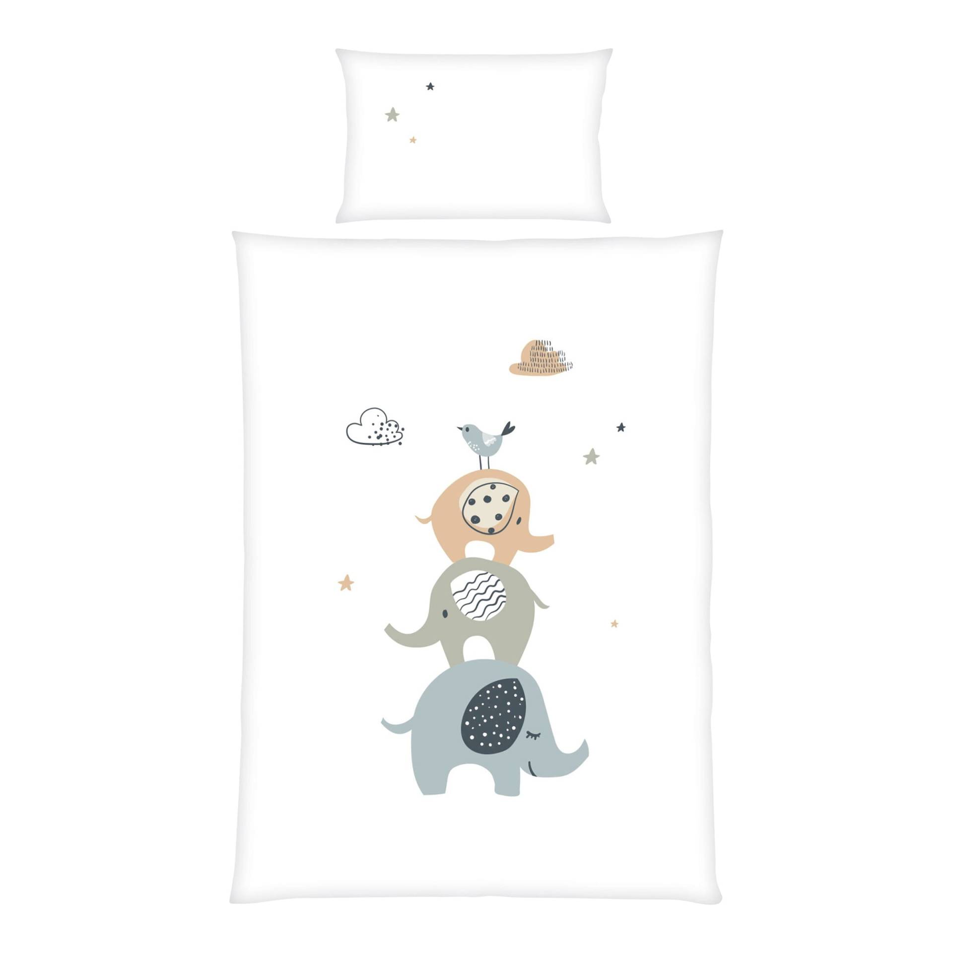 Renforcé Wende-Bettwäsche 40x60 / 100x135 cm Renforcé Wende-Bettwäsche 40x60 / 100x135 cm von Baby Best