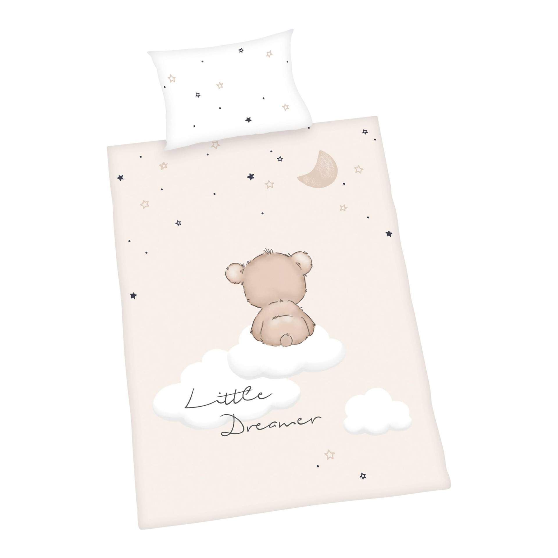 Renforcé Wende-Bettwäsche Little Dreamer 40x60 / 100x135 cm Renforcé Wende-Bettwäsche Little Dreamer 40x60 / 100x135 cm von Baby Best