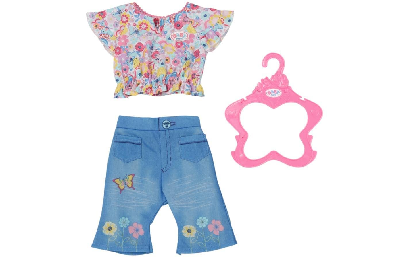 Baby Born Puppenkleidung »Baby Born Trendy Jeans Set« von Baby Born