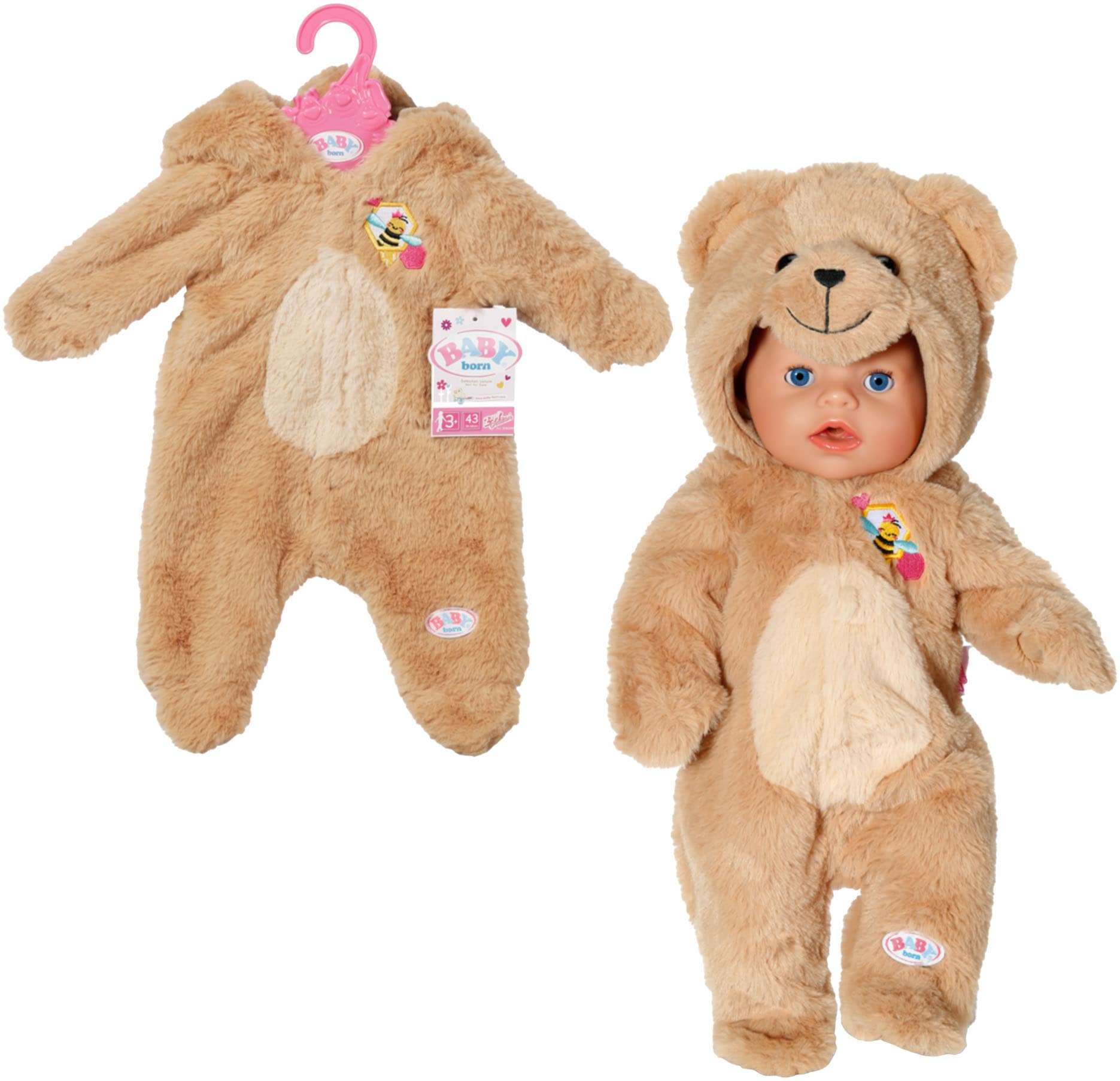 Baby Born Puppenkleidung »Bär Kuschelanzug 43 cm« Baby Born Puppenkleidung »Bär Kuschelanzug 43 cm« von Baby Born