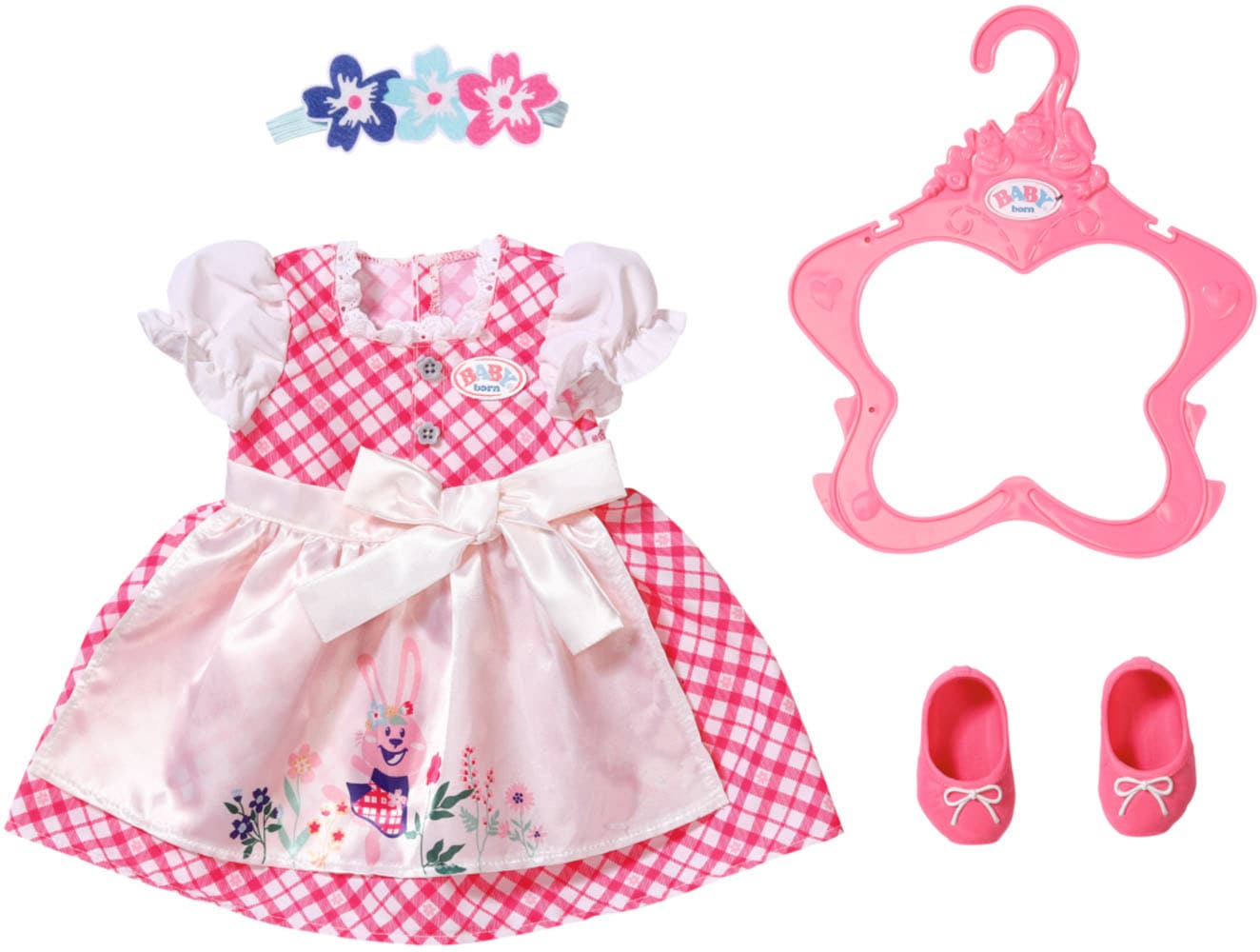Baby Born Puppenkleidung »Dirndl, 43 cm«, mit Kleiderbügel Baby Born Puppenkleidung »Dirndl, 43 cm«, mit Kleiderbügel von Baby Born