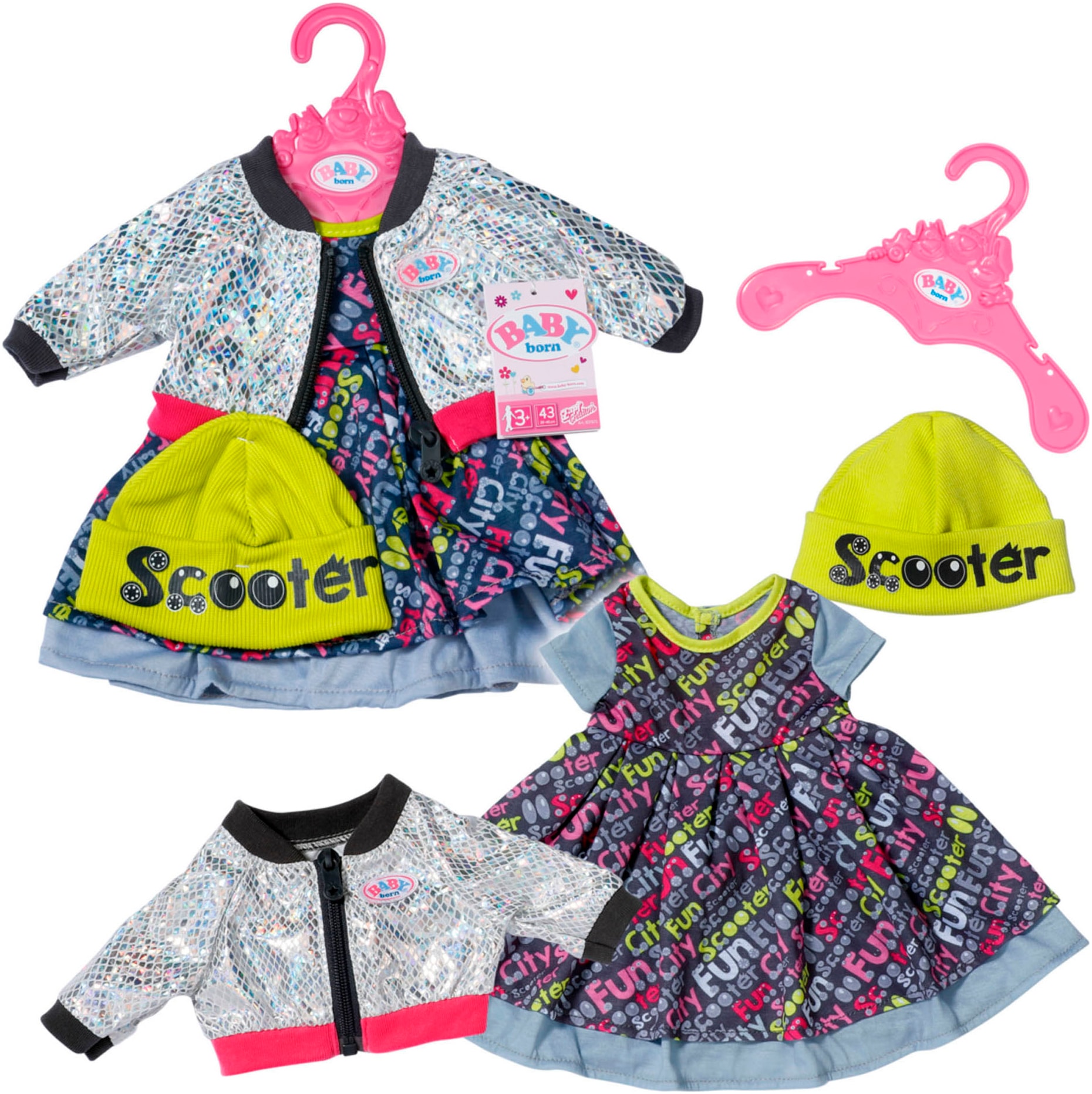 Baby Born Puppenkleidung »E-Scooter Outfit, 43 cm« Baby Born Puppenkleidung »E-Scooter Outfit, 43 cm« von Baby Born