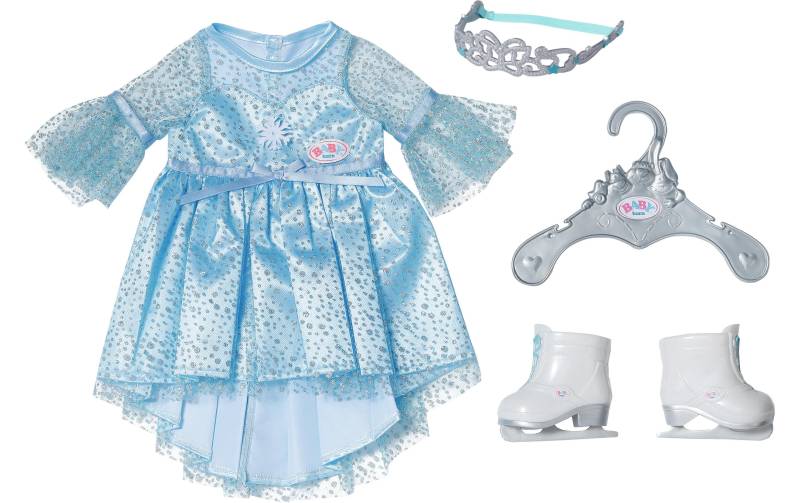 Baby Born Puppenkleidung »Eisprinzessin Set 43 cm«, (Set), Passende Schlittschuhe und ein Diadem sind ebenfalls enthalten von Baby Born