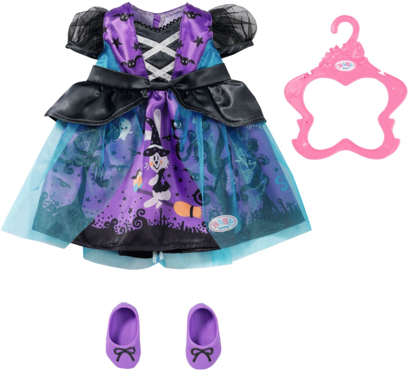 Baby Born Puppenkleidung »Halloween Kleid, 43 cm«, mit Kleiderbügel