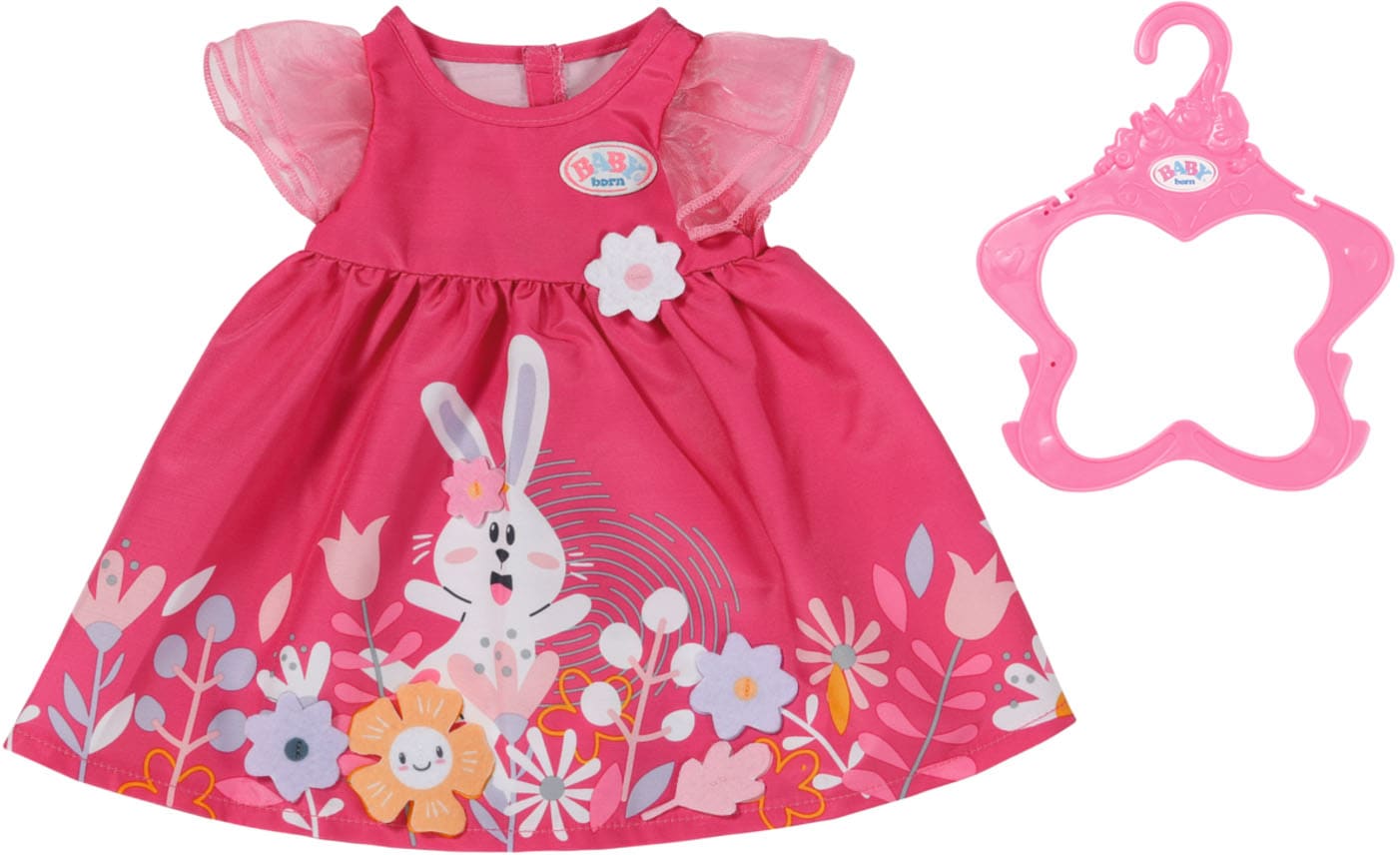 Baby Born Puppenkleidung »Kleid Blümchen, 43 cm«, mit Kleiderbügel Baby Born Puppenkleidung »Kleid Blümchen, 43 cm«, mit Kleiderbügel von Baby Born