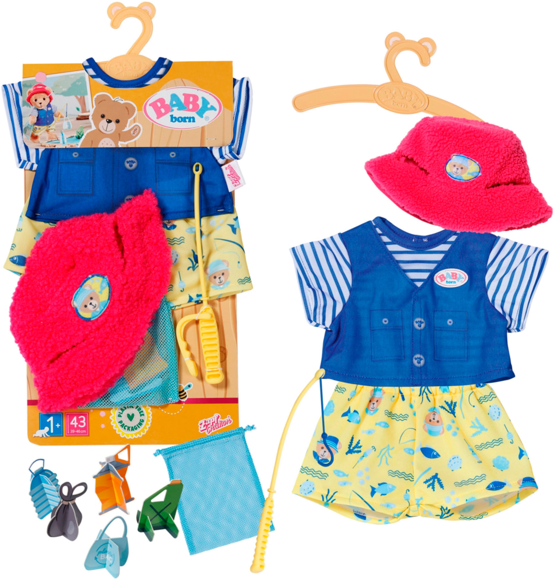 Baby Born Puppenkleidung »Teddys Angler-Outfit« Baby Born Puppenkleidung »Teddys Angler-Outfit« von Baby Born