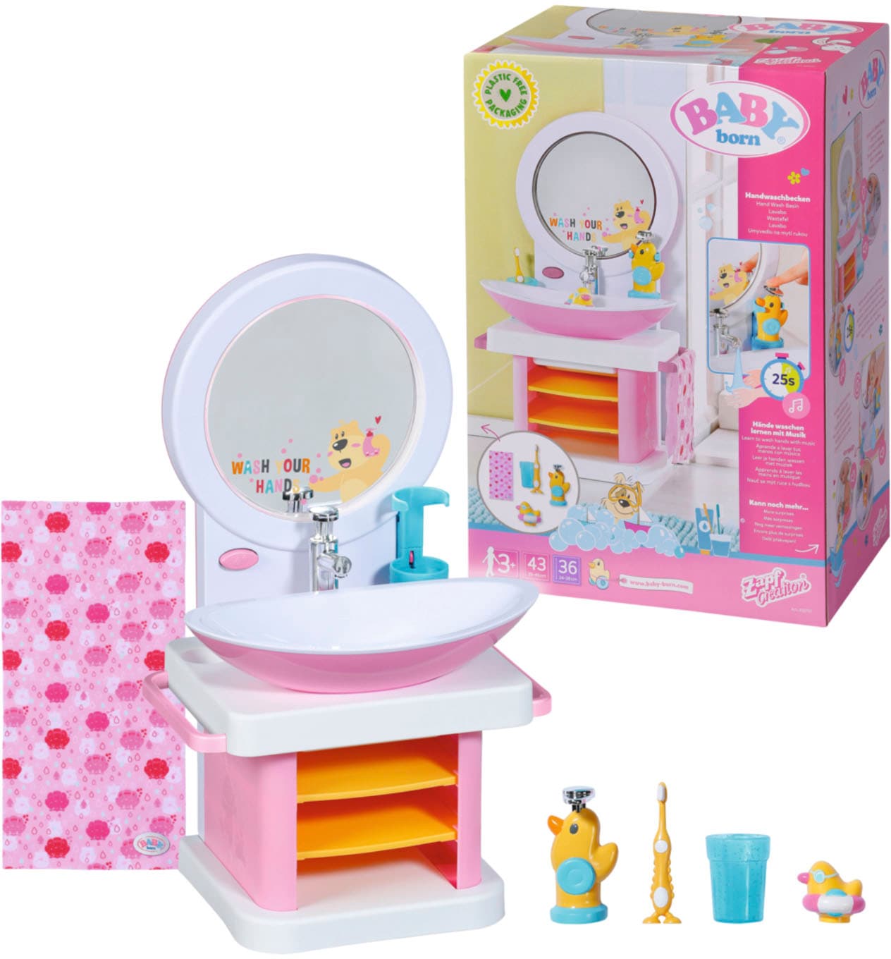 Baby Born Puppenwaschtisch »Bath«, mit Licht- und Soundeffekten Baby Born Puppenwaschtisch »Bath«, mit Licht- und Soundeffekten von Baby Born