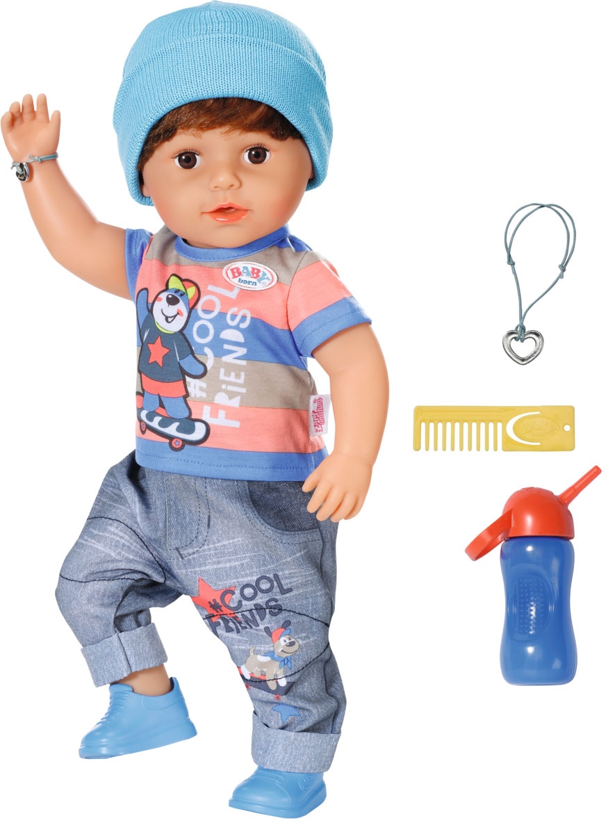 Baby Born Stehpuppe »Brother, 43 cm«, mit lebensechten Funktionen Baby Born Stehpuppe »Brother, 43 cm«, mit lebensechten Funktionen von Baby Born