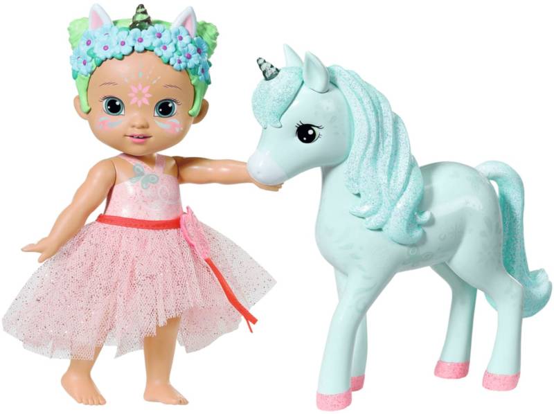 Baby Born Stehpuppe »Storybook Prinzessin Una, 18 cm«, mit Einhorn und Lichteffekten von Baby Born