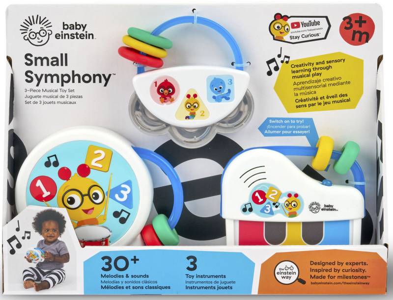 Baby Einstein Spielzeug-Musikinstrument »Set Small Symphony«, (Set, 3 tlg., bestehend aus Tiny Tambourine™, Tiny Tempo™ u. Petit Piano™) von Baby Einstein