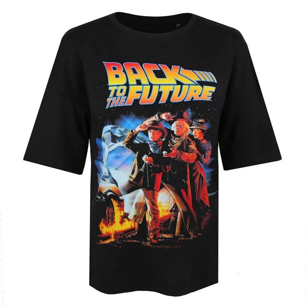 Tshirt Damen Schwarz S von Back To The Future