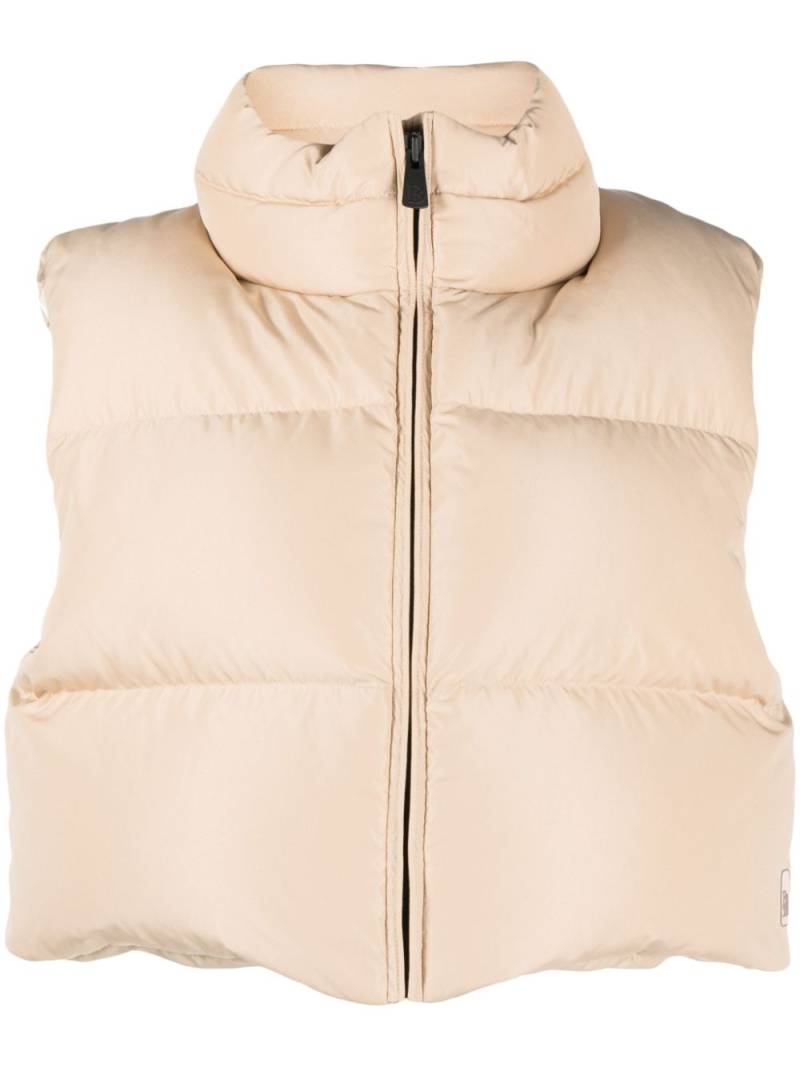 Bacon Ramon cropped padded gilet - Neutrals von Bacon