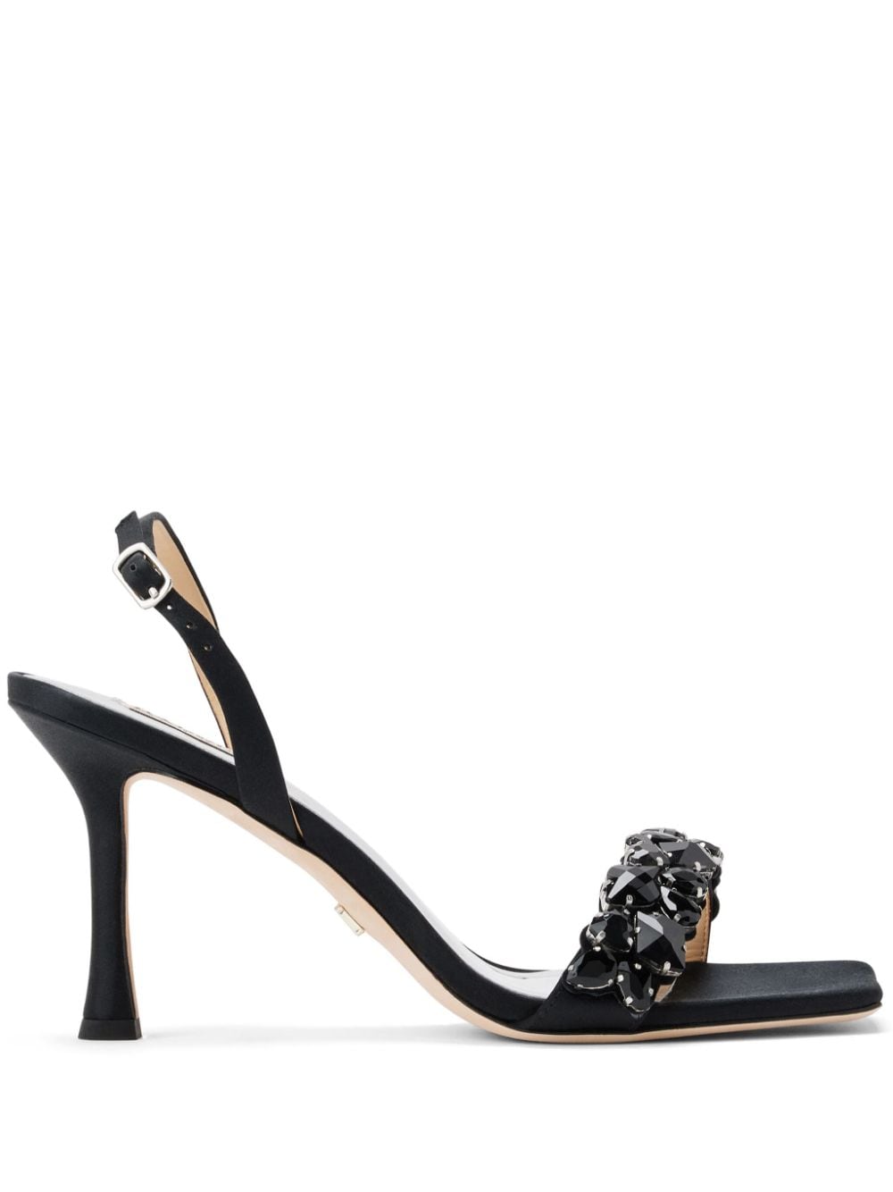 Badgley Mischka Leanna 85mm crystal sandals - Black von Badgley Mischka