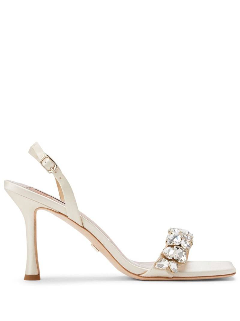 Badgley Mischka Leanna 85mm crystal sandals - Neutrals von Badgley Mischka