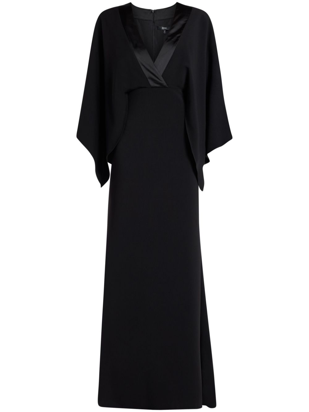 Badgley Mischka plunging v-neck gown - Black von Badgley Mischka