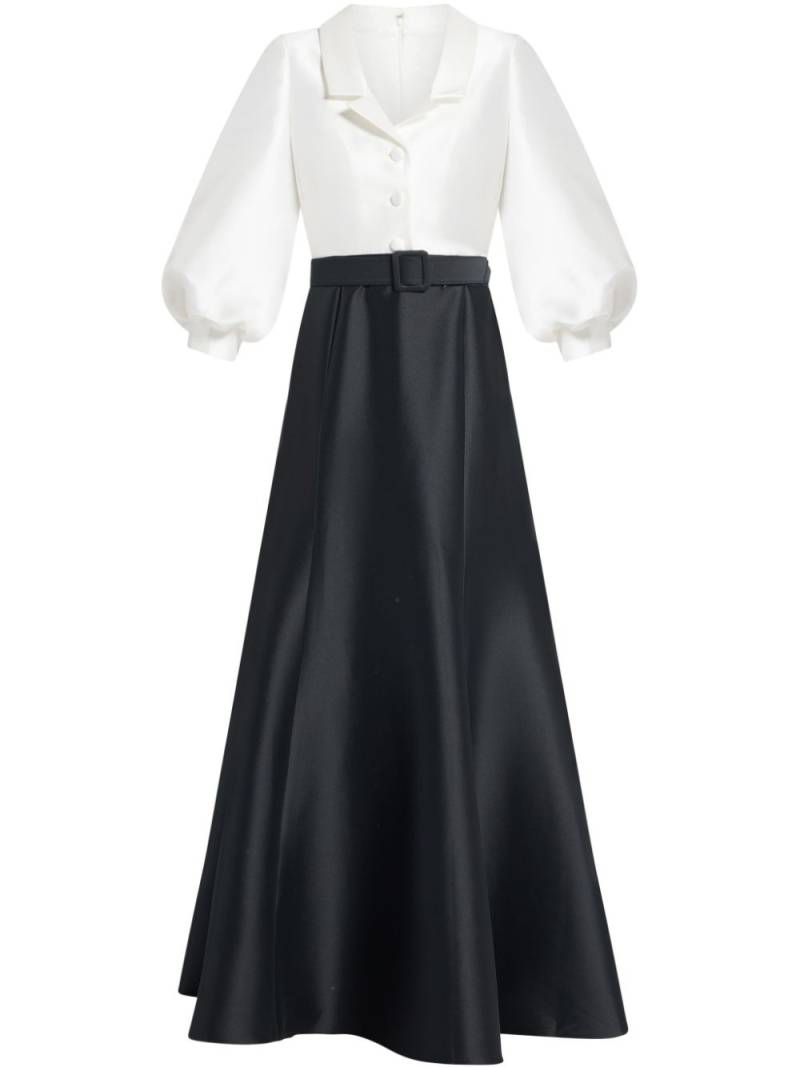 Badgley Mischka shirt gown - Black von Badgley Mischka