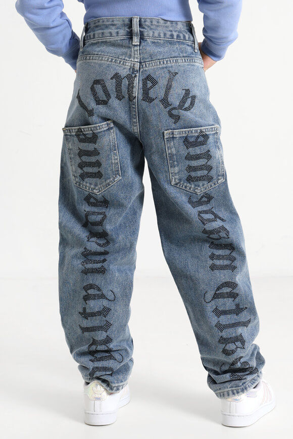 Bae Girls Baggy Jeans | Blau Denim | Mädchen  | 12 von Bae Girls