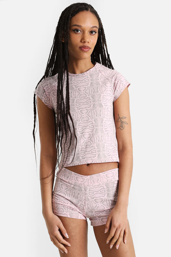 Bae Crop T-Shirt | Pink | Damen  | L von Bae