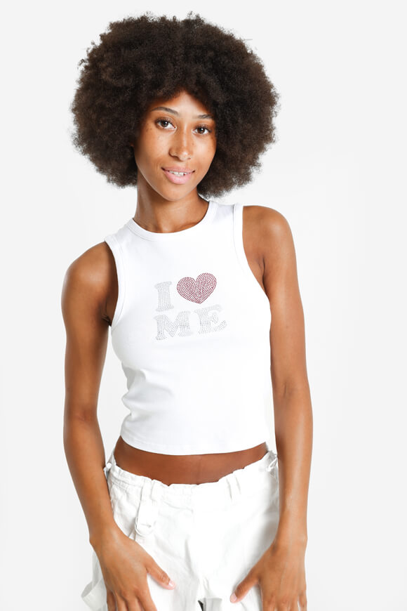 Bae Crop Tanktop | Weiss | Damen  | L von Bae