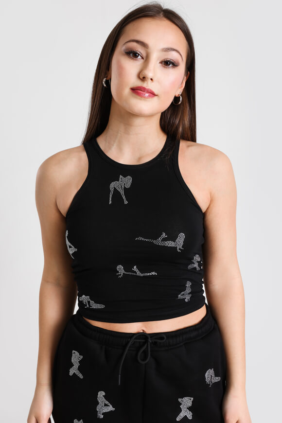 Bae Crop Tanktop | Schwarz | Damen  | L von Bae