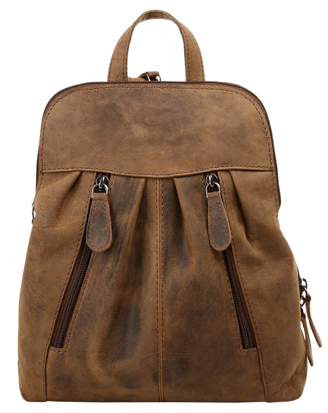 Bagan Cityrucksack, echt Leder von Bagan