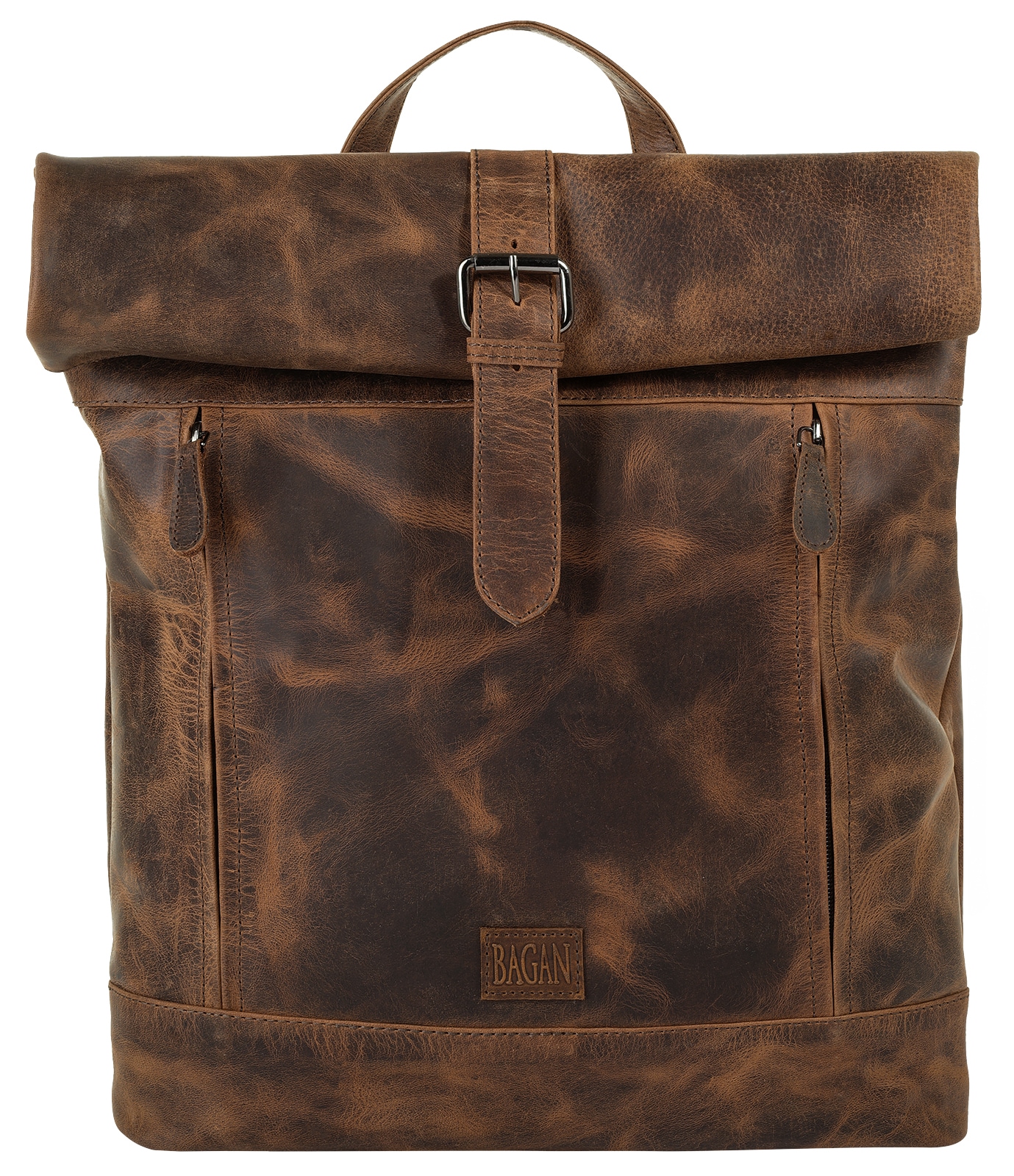 Bagan Cityrucksack, echt Leder von Bagan