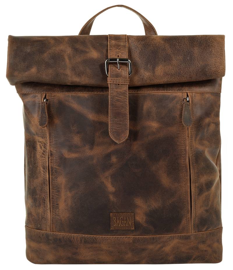 Bagan Cityrucksack, echt Leder von Bagan