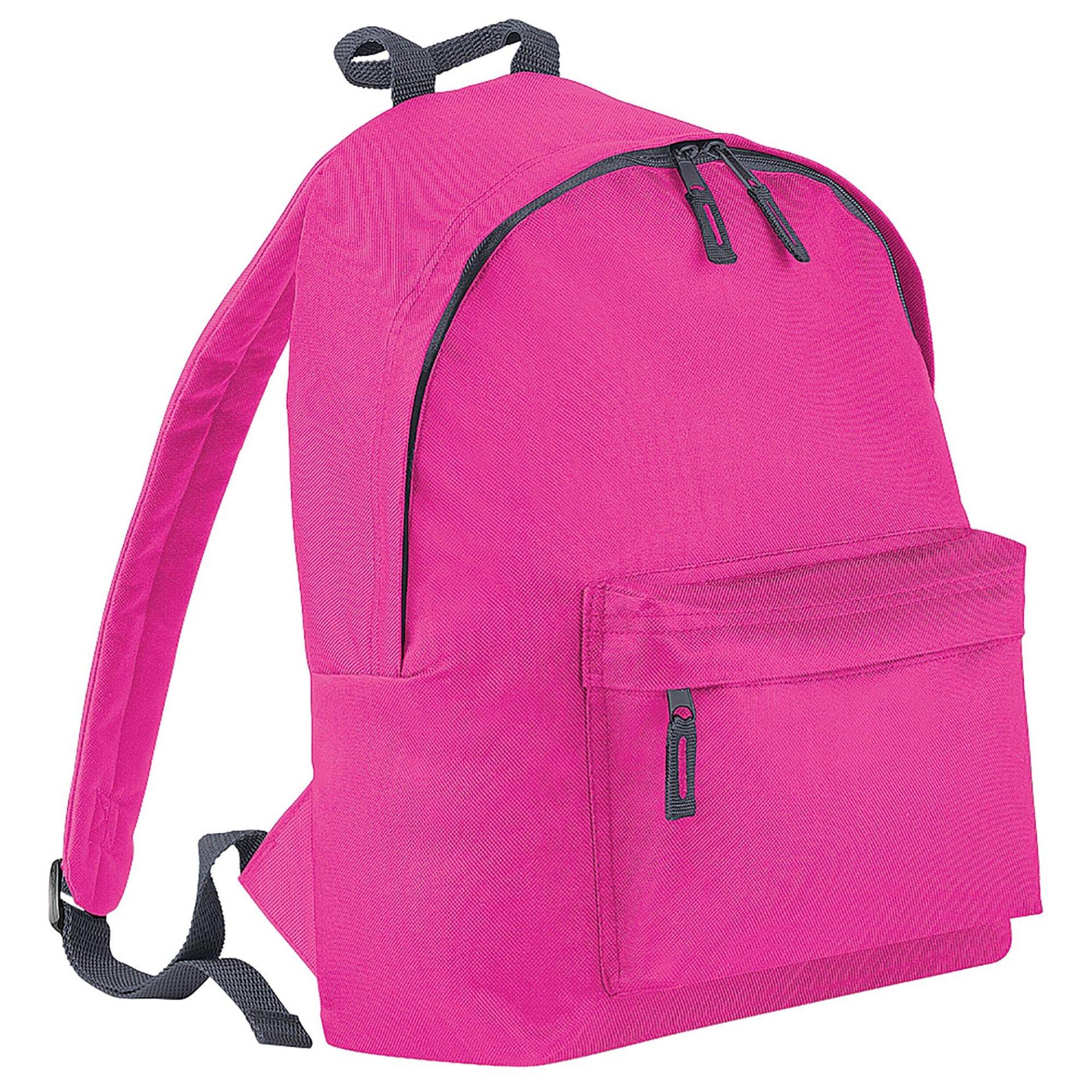 Bagbase - Fashion Rucksack, 18 Liter (2 StückPackung), für Herren, Fuchsia, One Size von Bagbase