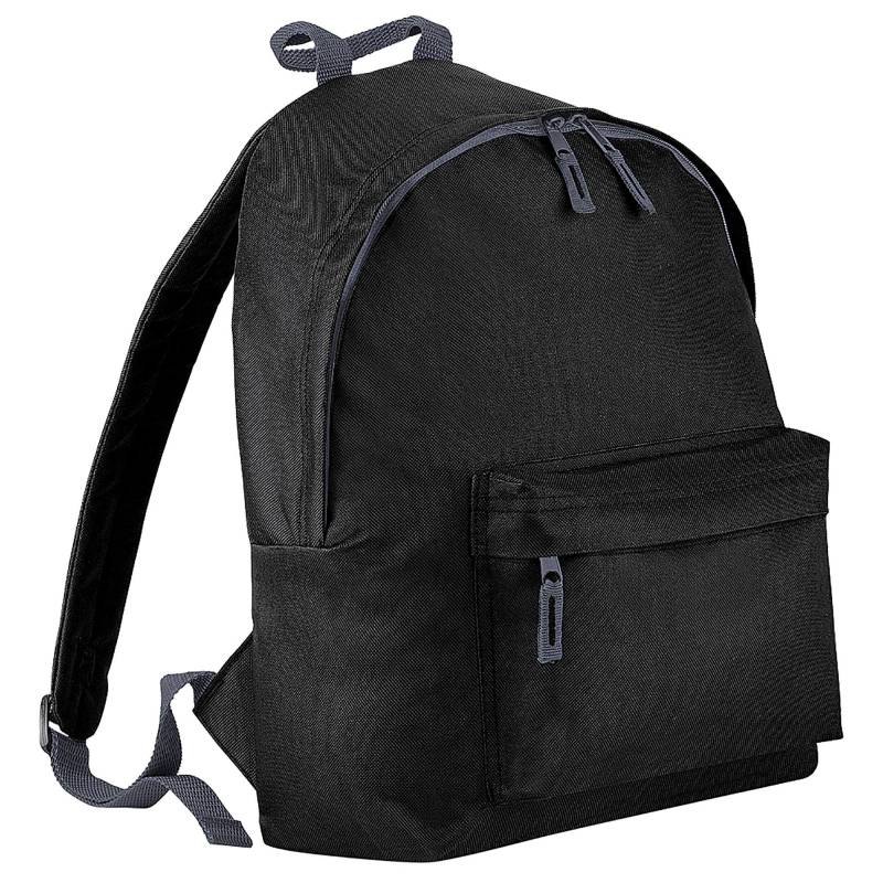 Fashion Rucksack, 18 Liter (2 Stückpackung) Herren Schwarz ONE SIZE von Bagbase