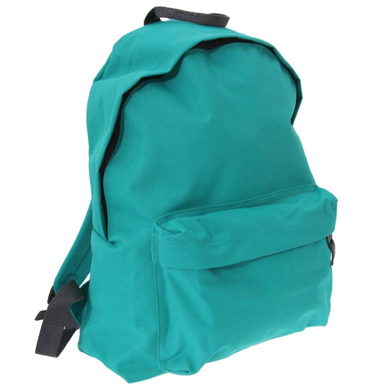 Fashion Rucksack, 18 Liter (2 Stückpackung) Herren Smaragdgrün ONE SIZE von Bagbase