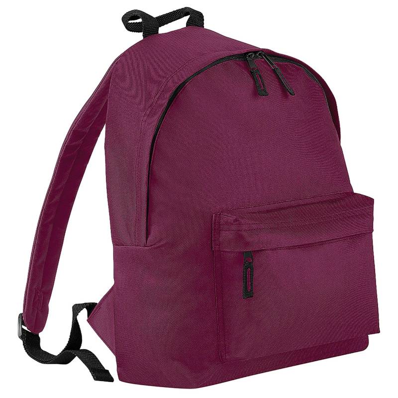 Fashion Rucksack, 18 Liter (2 Stückpackung) Herren Weinrot ONE SIZE von Bagbase