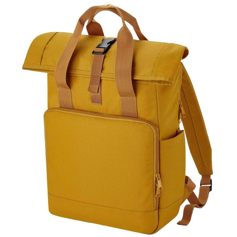 Laptoptasche, Roll Top Herren Senfgelb ONE SIZE von Bagbase