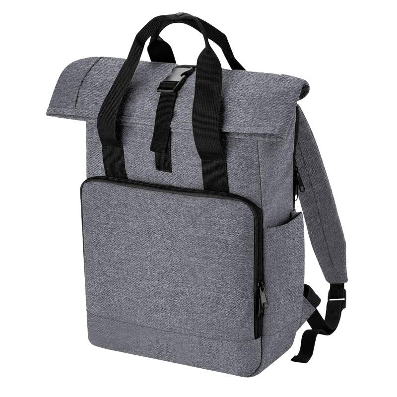 Laptoptasche, Roll Top Herren Taubengrau ONE SIZE von Bagbase