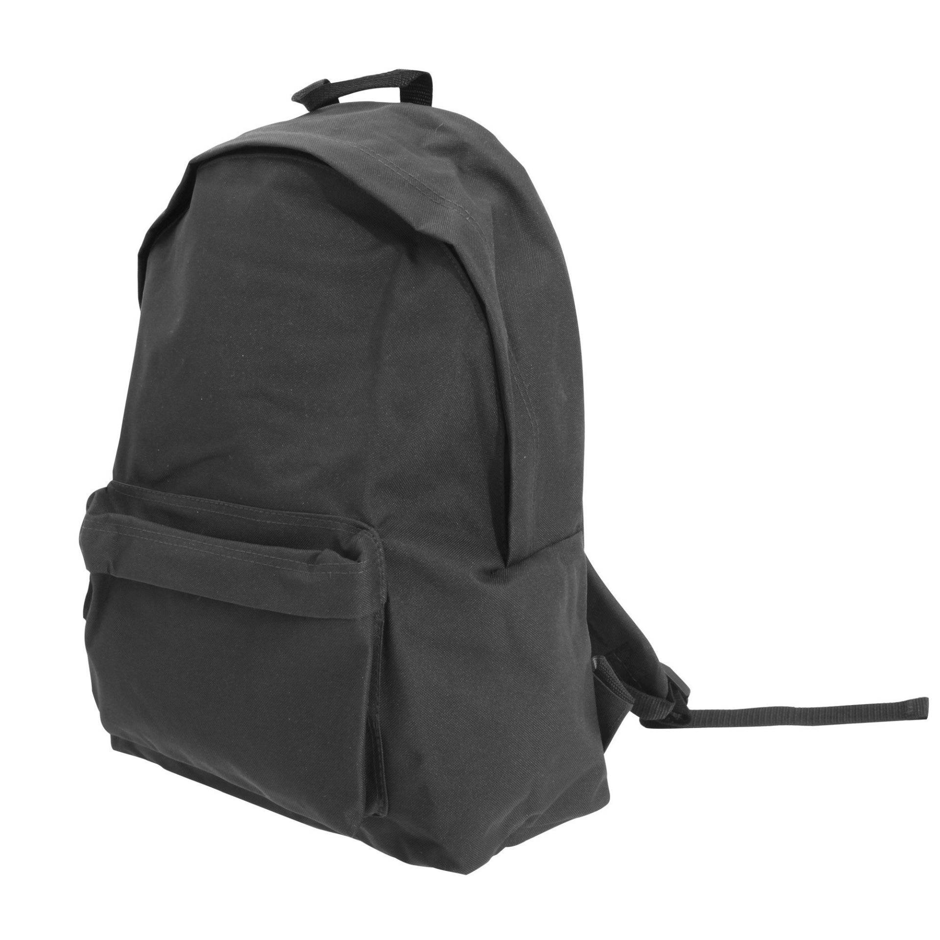 Bagbase - Maxi Fashion Rucksack, 22 Liter (2 StückPackung), für Herren, Grau, One Size von Bagbase