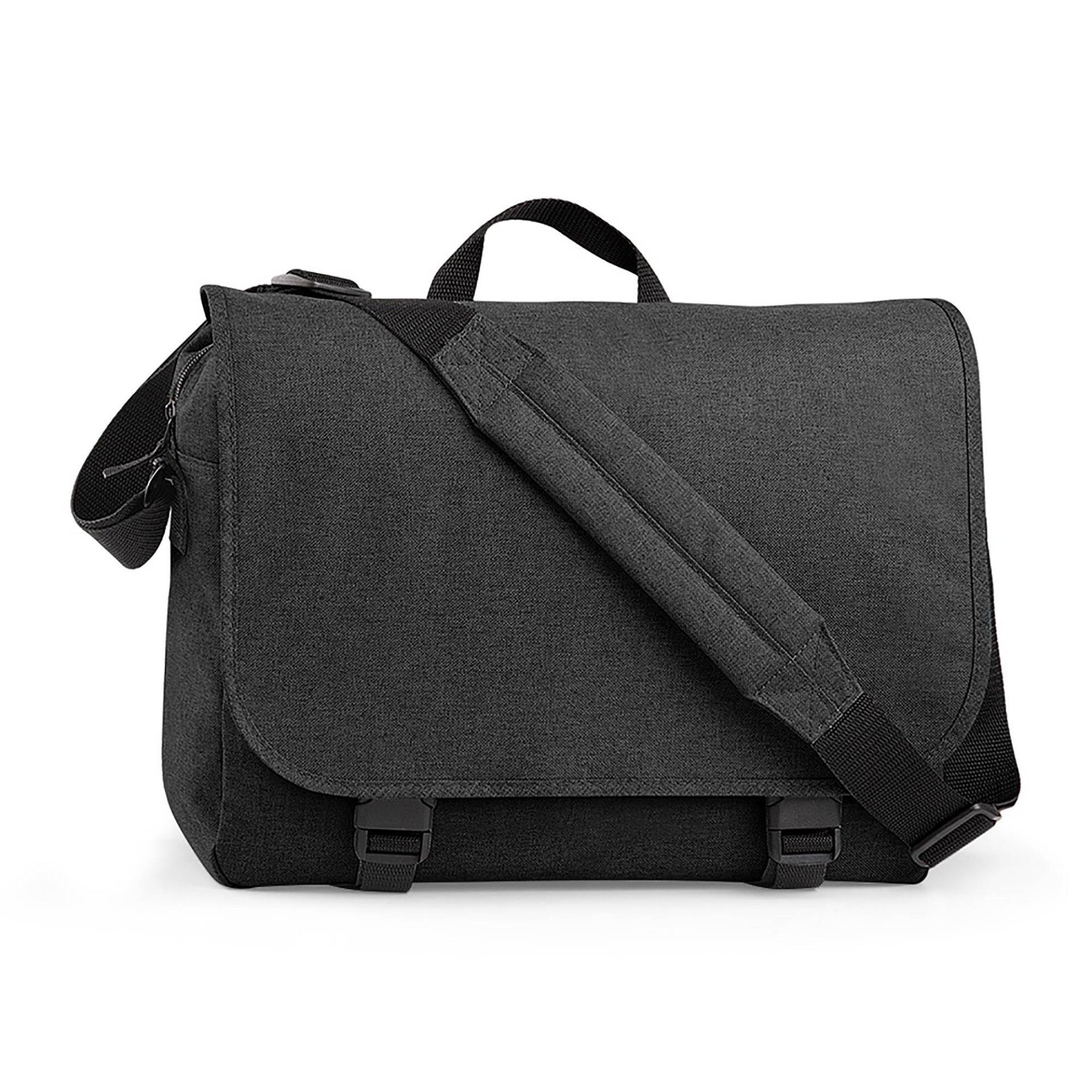 Messenger Tasche Twotone (2 Stückpackung) Damen Anthrazit ONE SIZE von Bagbase