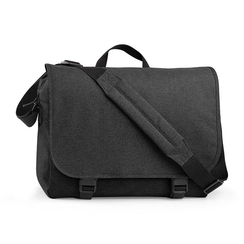 Messenger Tasche Twotone (2 Stückpackung) Damen Anthrazit ONE SIZE von Bagbase