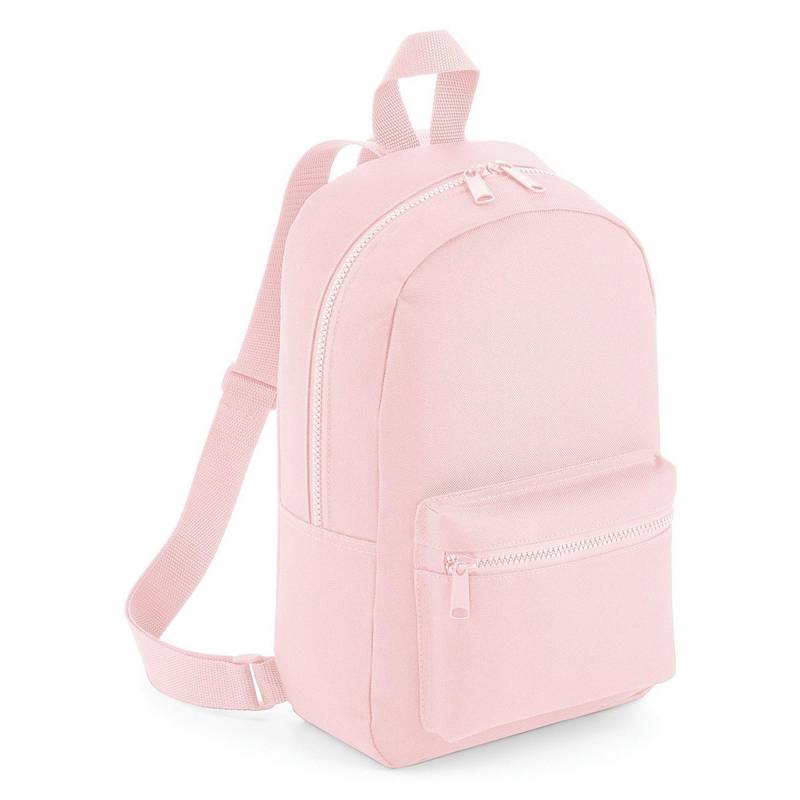 Mini Essential Rucksack (2 Stückpackung) Herren Pink ONE SIZE von Bagbase