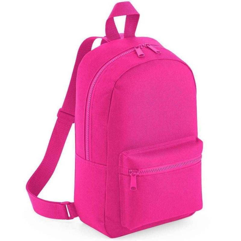 Minirucksack Essential Fashion Herren Fuchsia ONE SIZE von Bagbase